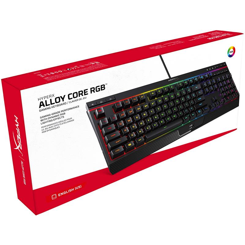 Teclado Kingston HyperX Alloy Core RGB