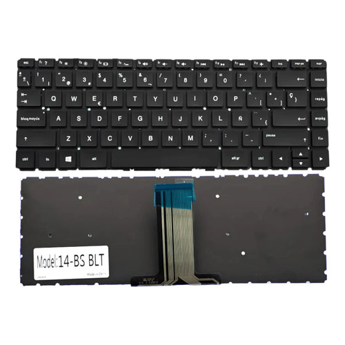 Teclado Para Hp 14-bs007la 14-bs009la 14bs14 Retroiluminado