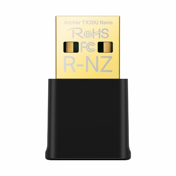 PLACA DE RED WIFI USB TP-LINK ARCHER TX20U NANO WIFI6 AX1800 DUAL BAND