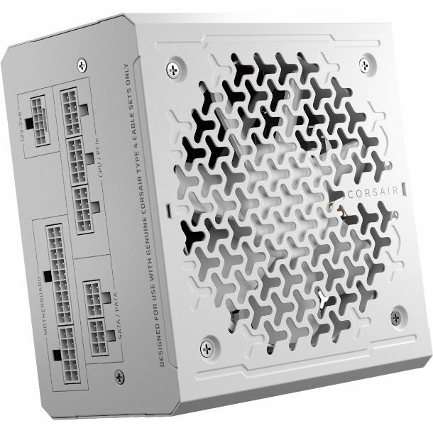FUENTE 850W CORSAIR RM850E 2025 CYBENETICS GOLD FULL MODULAR PCIE 5.1 ATX 3.1 WHITE CP-9020293-AR