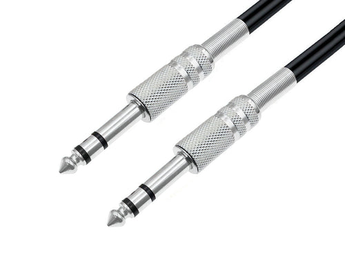Cable 6.3mm M-M TRS de 6m