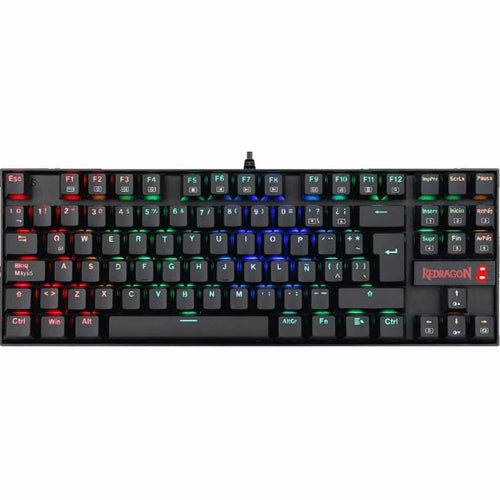 TECLADO GAMER REDRAGON KUMARA K552 RGB BLACK - SWITCH RED ESPAÑOL