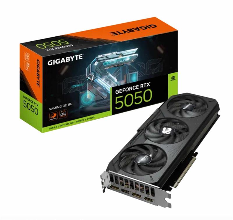 PLACA DE VIDEO GIGABYTE RTX 5050 GAMING OC 8GB