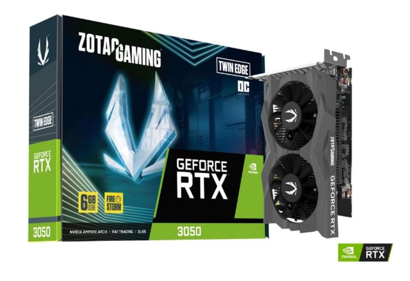 PLACA DE VIDEO ZOTAC RTX 3050 6GB TWIN EDGE OC