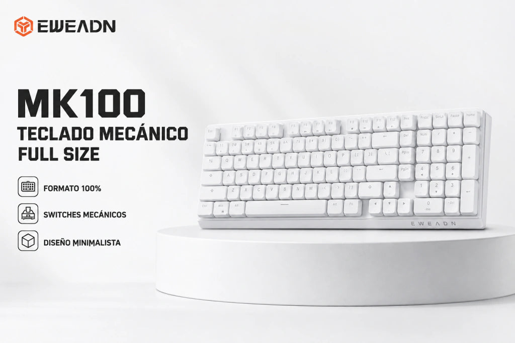 Teclado Eweadn MK100 White