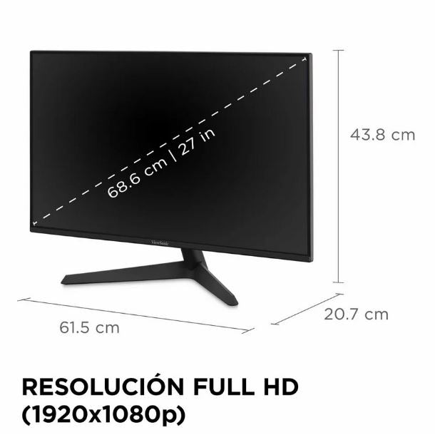 MONITOR GAMER 27 VIEWSONIC VX2729 IPS FHD 200HZ 1MS HDMI DP