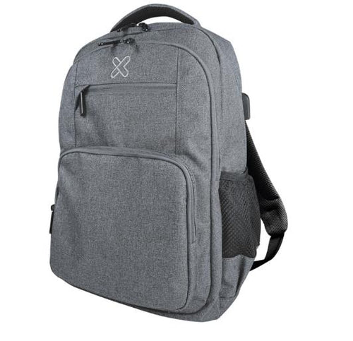 Mochila Klipxtreme Stendal 15.6" Gris C/ Usb  (Knb-577Gr)