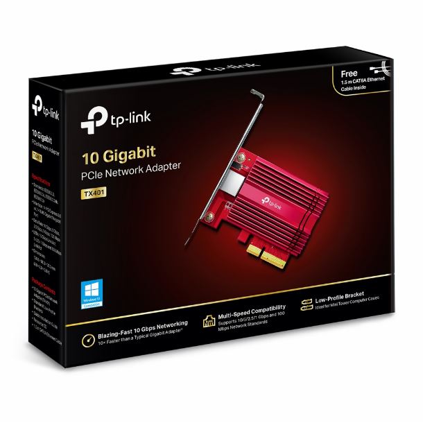 PLACA DE RED TP-LINK TX401 10 GIGABIT PCIE
