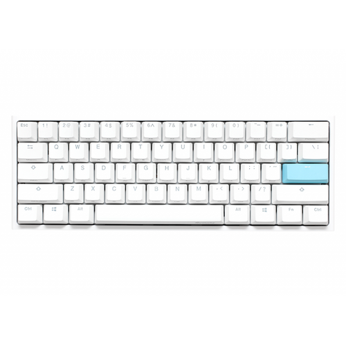 TECLADO GAMER DUCKY ONE 2 MINI RGB WHITE RGB KAILH BOX SILENT RED SWICHT DOUBLE-SHOT PBT MECANICO