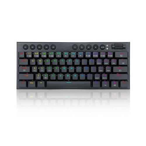 Teclado Mecanico Cableado Redragon K632 Horus Mini RGB Red Switches - Ingles