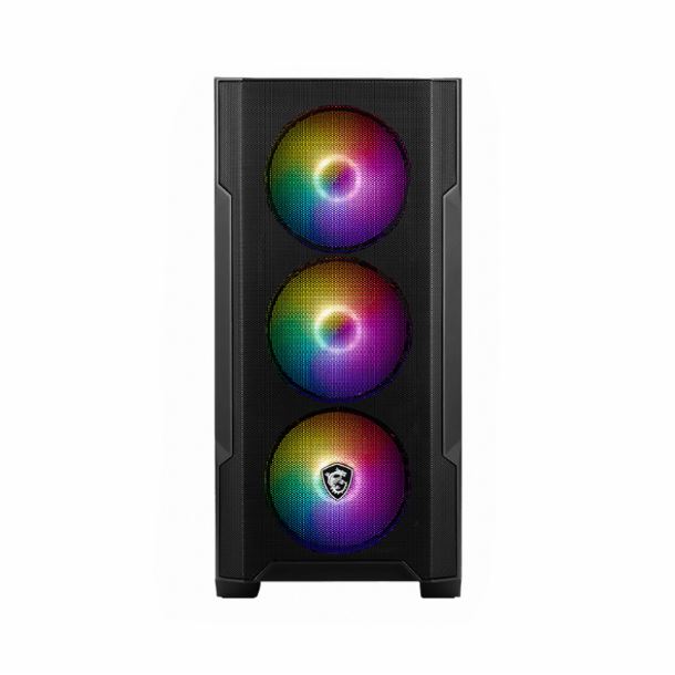 GABINETE MSI MAG FORGE M100A ACRILICO 4FAN RGB