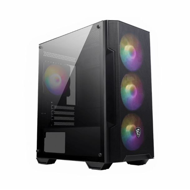 GABINETE MSI MAG FORGE M100A ACRILICO 4FAN RGB