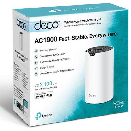 MESH TP-LINK DECO S7 PACK DE 1 AC1900 WIFI DUAL BAND
