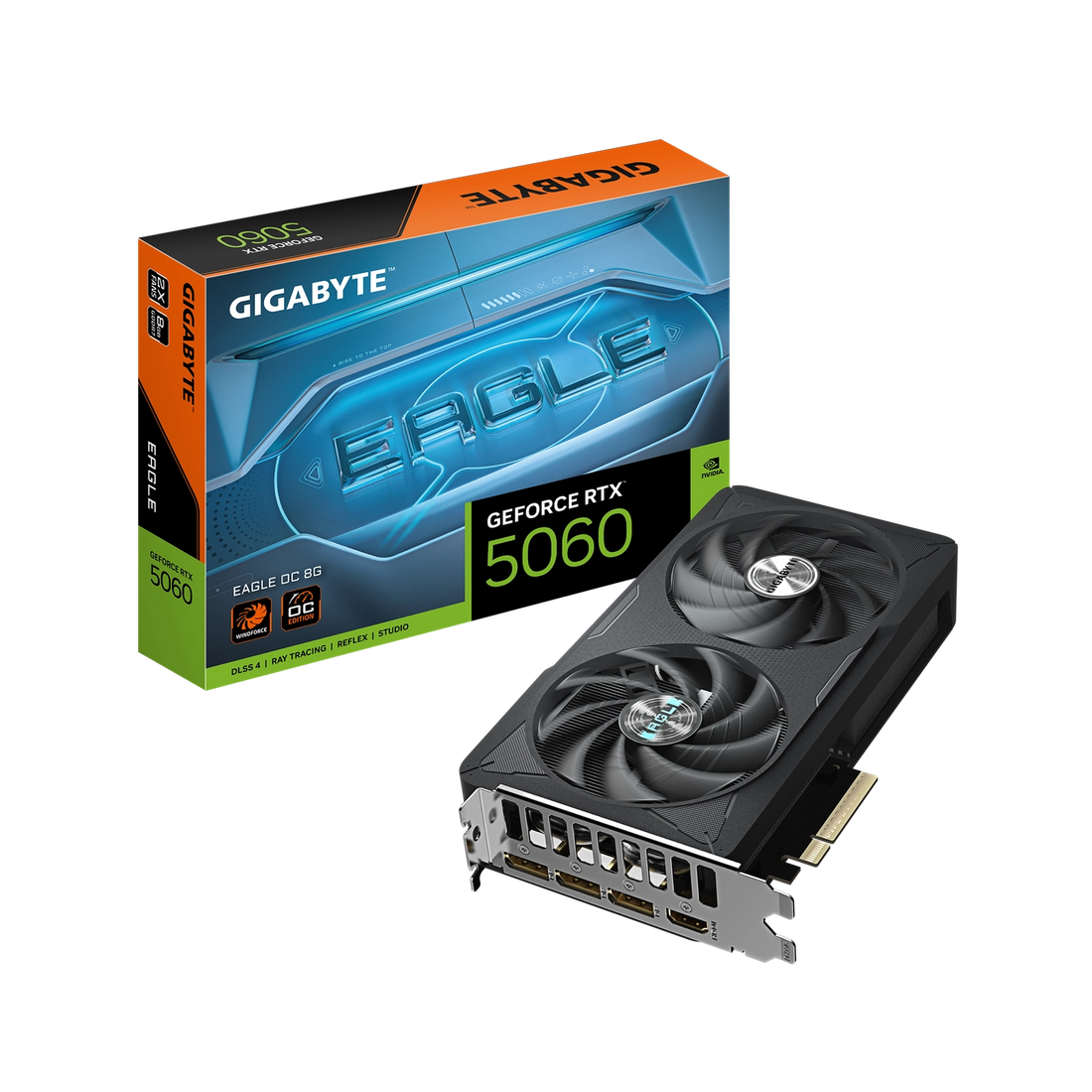 Placa de Video GIGABYTE NVIDIA GeForce RTX 5060 EAGLE OC 8G