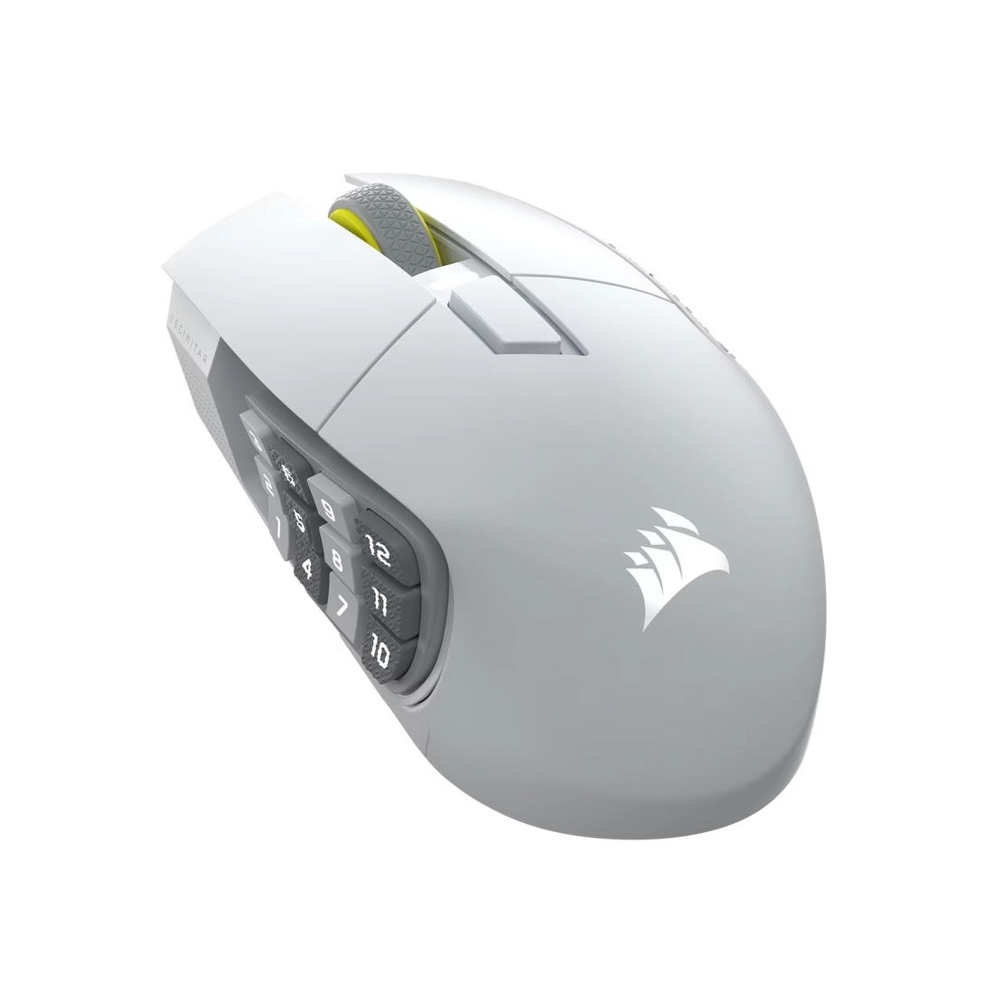 Mouse gamer CORSAIR MMO SCIMITAR ELITE Wireless SE, blanco