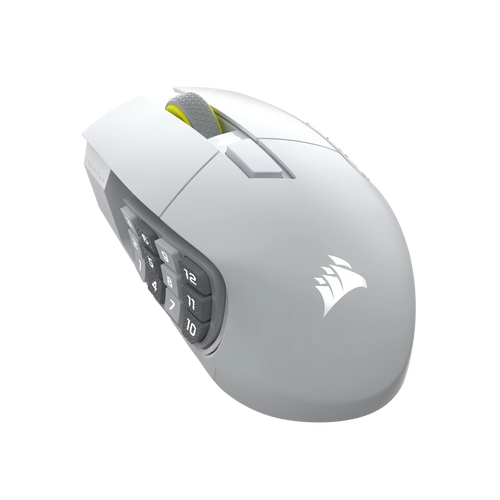 Mouse gamer CORSAIR MMO SCIMITAR ELITE Wireless SE, blanco