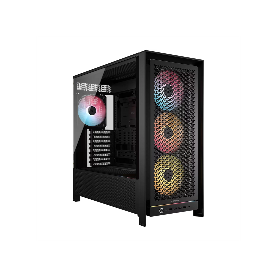 Gabinete CORSAIR FRAME 5000D RS ARGB Mid Tower Aire Elevado negro