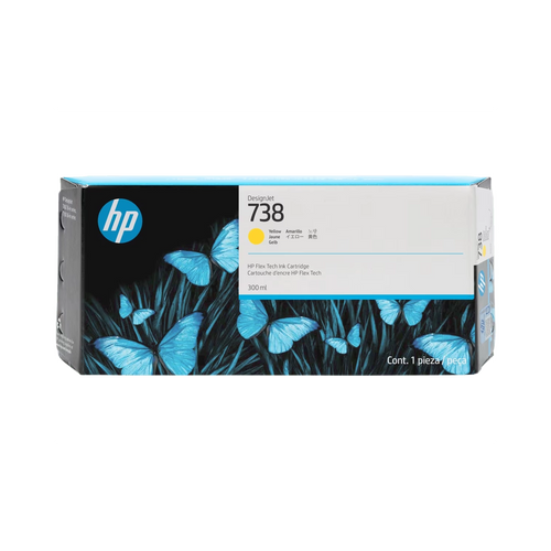 Cartucho de Tinta  Plotter HP   738  Amarillo  Alta Capacidad