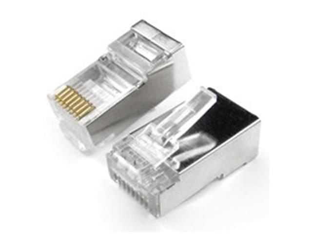 Conector RJ45 shielded Cat 5e 50 micrones