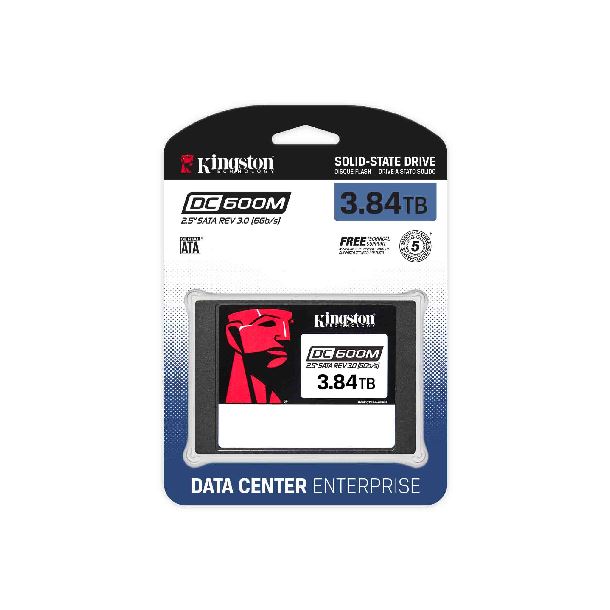 HD SSD 3.84TB KINGSTON DC600M SATA III 2.5 P/SERVIDOR SEDC600M/3840G