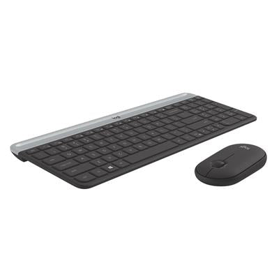 Teclado+Mouse Logitech Wir MK470 Slim Black 920-009266