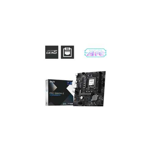 Mother MSI PRO B860M-E DDR5 1851 (Serie Ultra) (0458)
