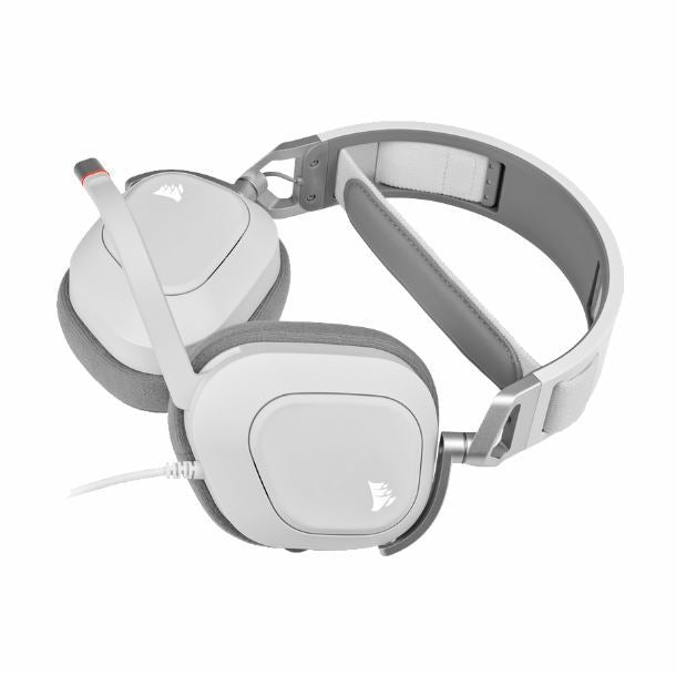 AURICULAR CORSAIR HS80 RGB WIRELESS PREMIUM AUDIO ESPACIAL BLANCO CA-9011236-NA