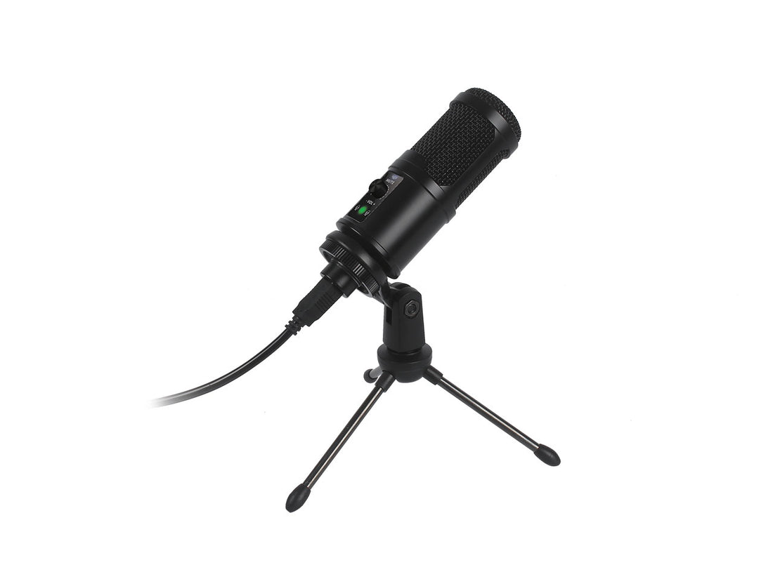 Micrófono USB condensador con trípode
