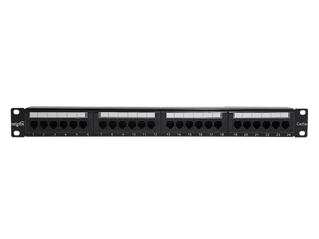Pachera Cat5e de 24 puertos