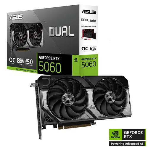 PLACA DE VIDEO GeForce RTX 5060 8GB ASUS DUAL OC EDITION