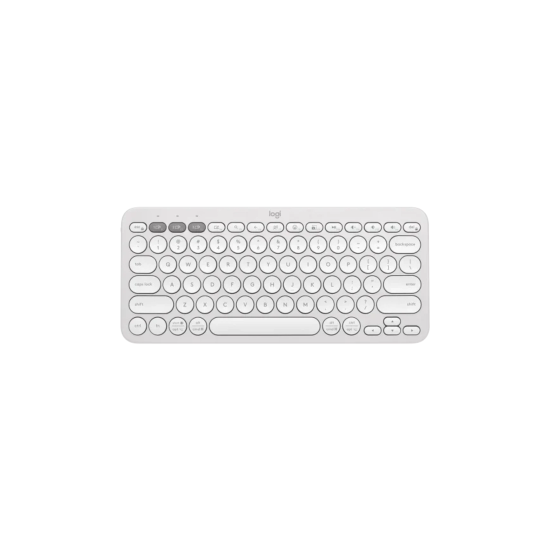 Teclado Inalámbrico Logitech Pebble 2 K380 Blanco