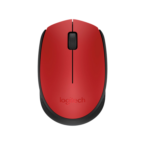 Mouse Inalámbrico Logitech M170 Rojo