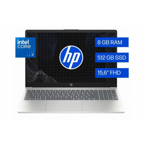 Notebook HP OPP 15-fd0331la i3-c3-100U 15 FHD 8GB/512 SVA 250 nits Border Ultraslim Windows® 11 Home (1858)