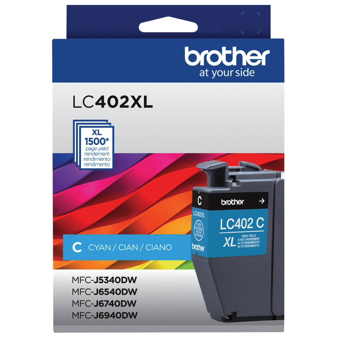 Cartucho de Tinta Brother LC402XLC Cian