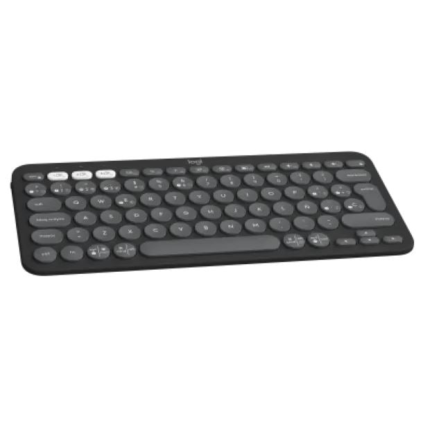 Teclado Logitech Bluetooth K380s Pebble Graphite 920-011783