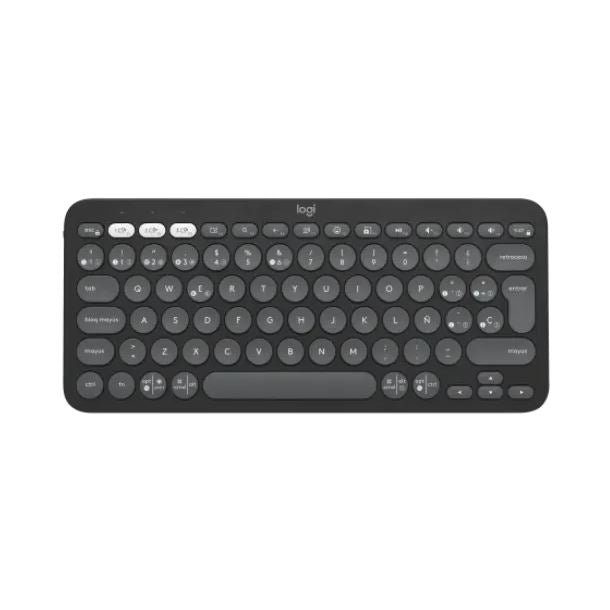 Teclado Logitech Bluetooth K380s Pebble Graphite 920-011783