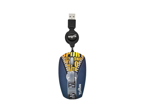 Mouse optico mini retractil USB 1000 DPI de diseño