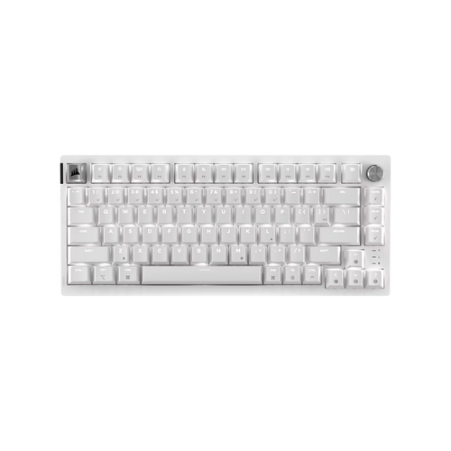Teclado gamer mecanico Corsair K65 PLUS 75% RGB Mac/PC – Frost White