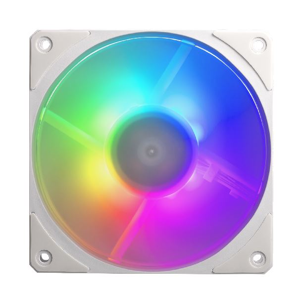 FAN COOLER 120MM COOLERMASTER MOBIUS 120P ARGB WHITE