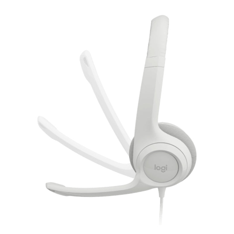 Auricular C/Mic Logitech Clear Chat Comfort Usb H390 White(Pn: 981-001285)