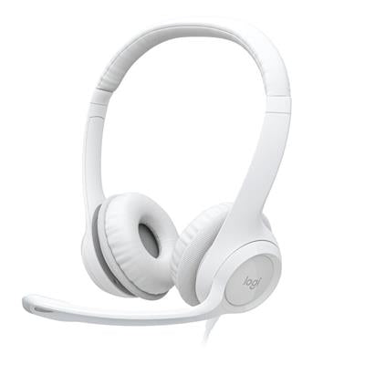 Auricular C/Mic Logitech Clear Chat Comfort Usb H390 White(Pn: 981-001285)