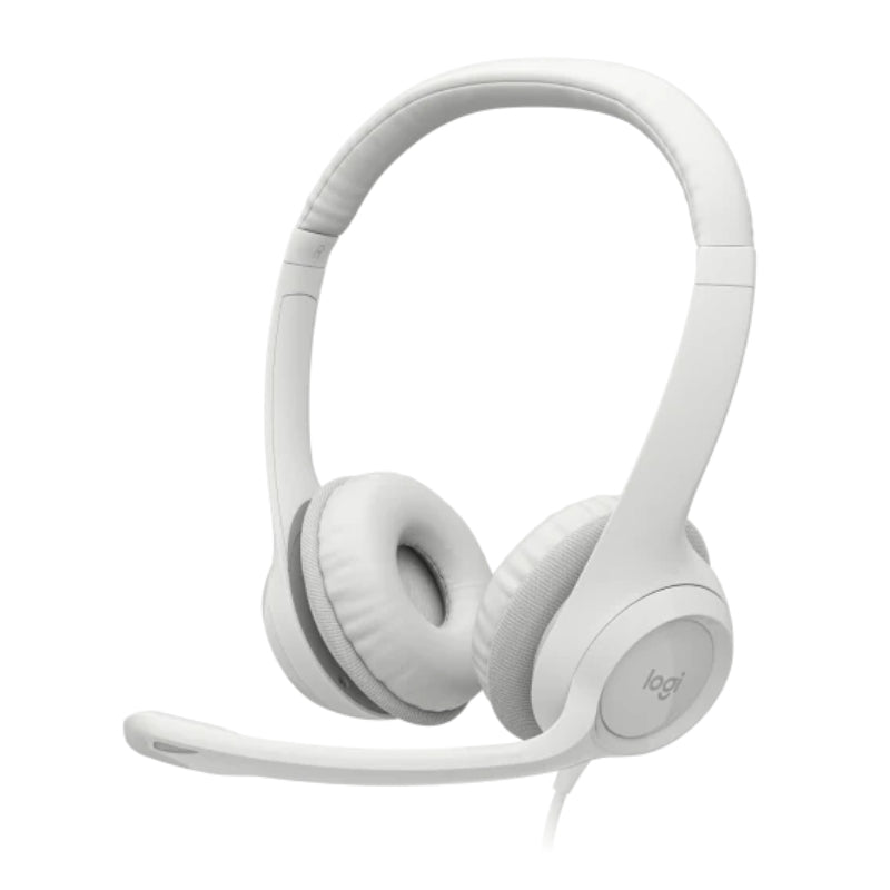 Auricular C/Mic Logitech Clear Chat Comfort Usb H390 White(Pn: 981-001285)