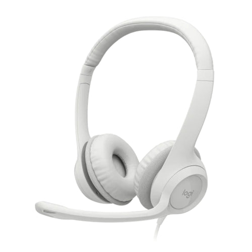 Auricular C/Mic Logitech Clear Chat Comfort Usb H390 White(Pn: 981-001285)