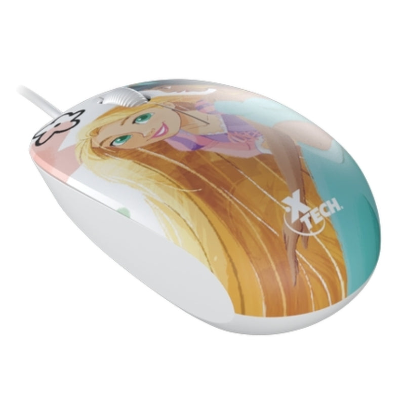 Mouse Xtech Xtm-D406Ps  Disney Princesas C/Cable Usb