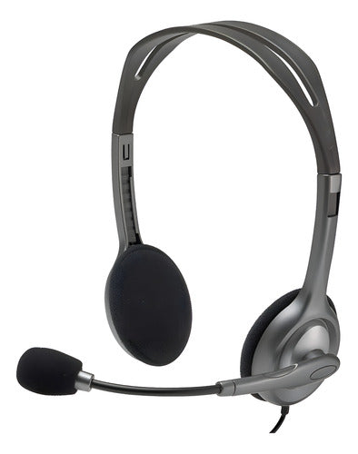 Auricular c/Microfono Logitech H111 Blk 1 Jack 981-000612