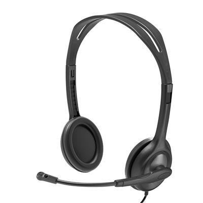 Auricular c/Microfono Logitech H111 Blk 1 Jack 981-000612