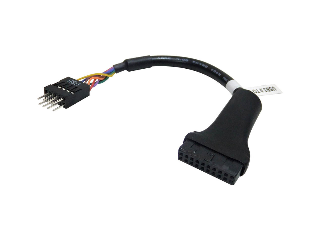 Cable adaptador USB 3.0 20 pines hembra a USB 2.0 9 pines macho