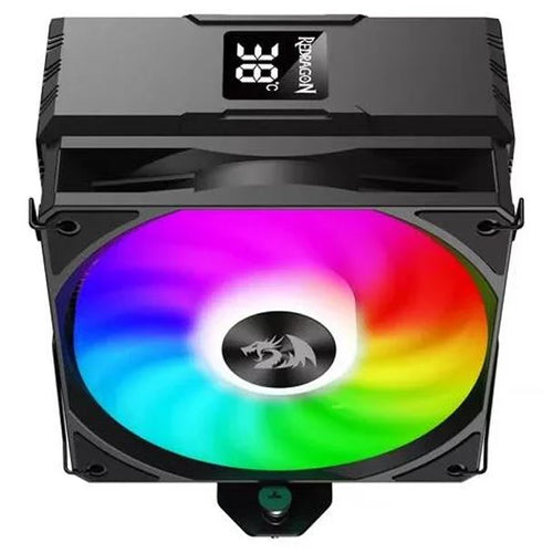 CPU Cooler Redragon CC-1013 ARGB - Temperature Display - 4 Heat Pipes