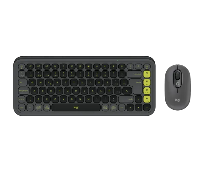 Teclado+Mouse Logitech Pop Icon Graphite 920-013052
