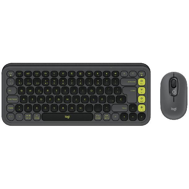 Teclado+Mouse Logitech Pop Icon Graphite 920-013052